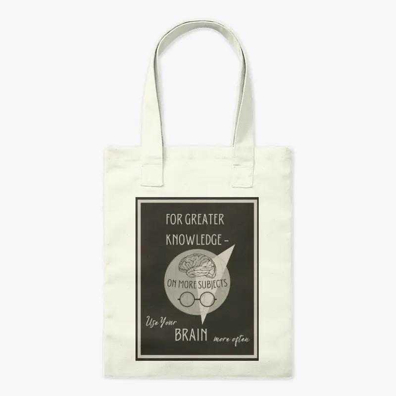 For Greater Knowledge - Vintage Tote